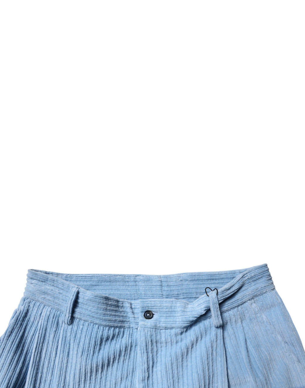 Dolce & Gabbana Hellblaue Kord-Baumwoll-Skinny-Denim-Jeans