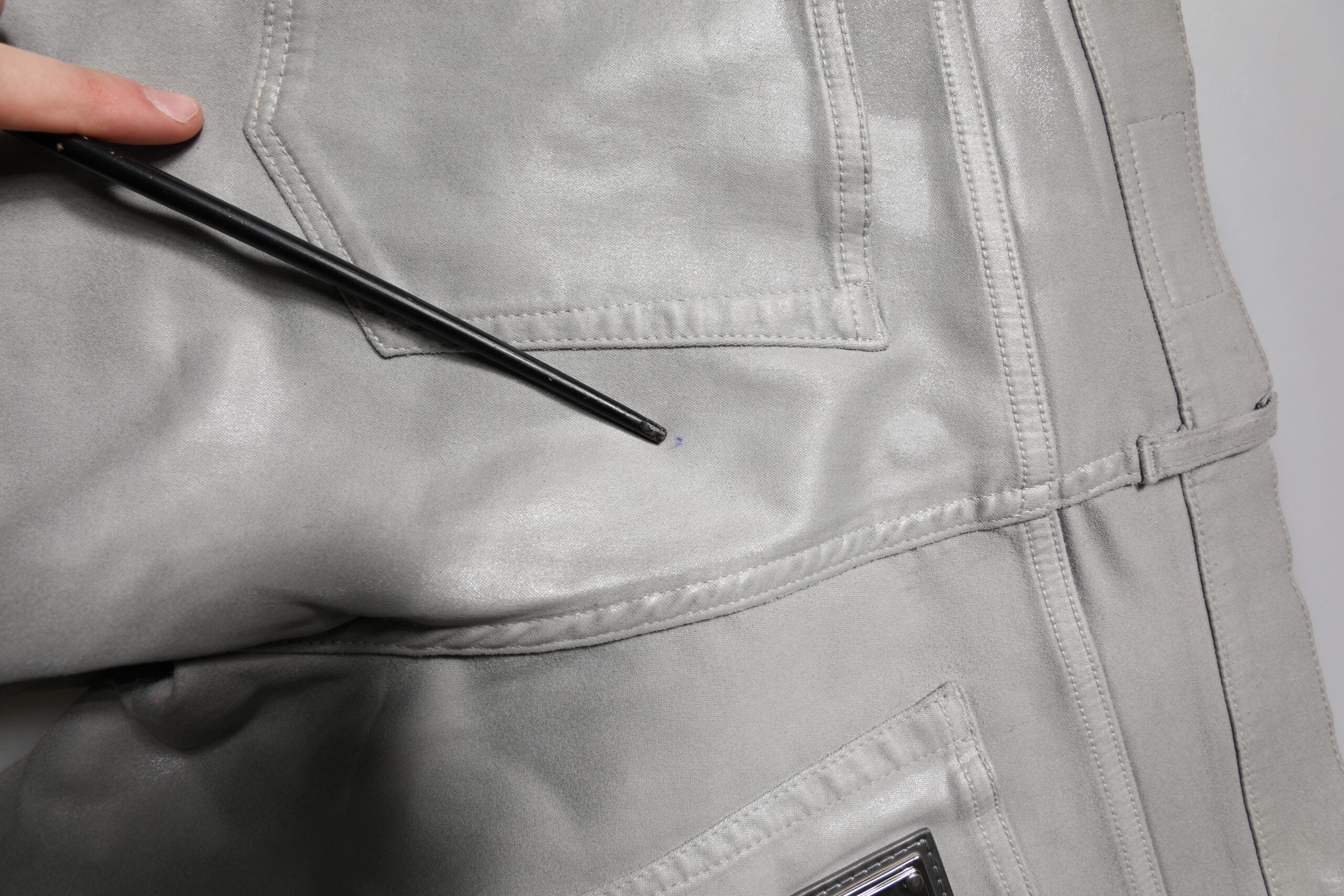 Dolce & Gabbana Graue Baumwoll-Stretch Herren Slim Fit Denim Jeans