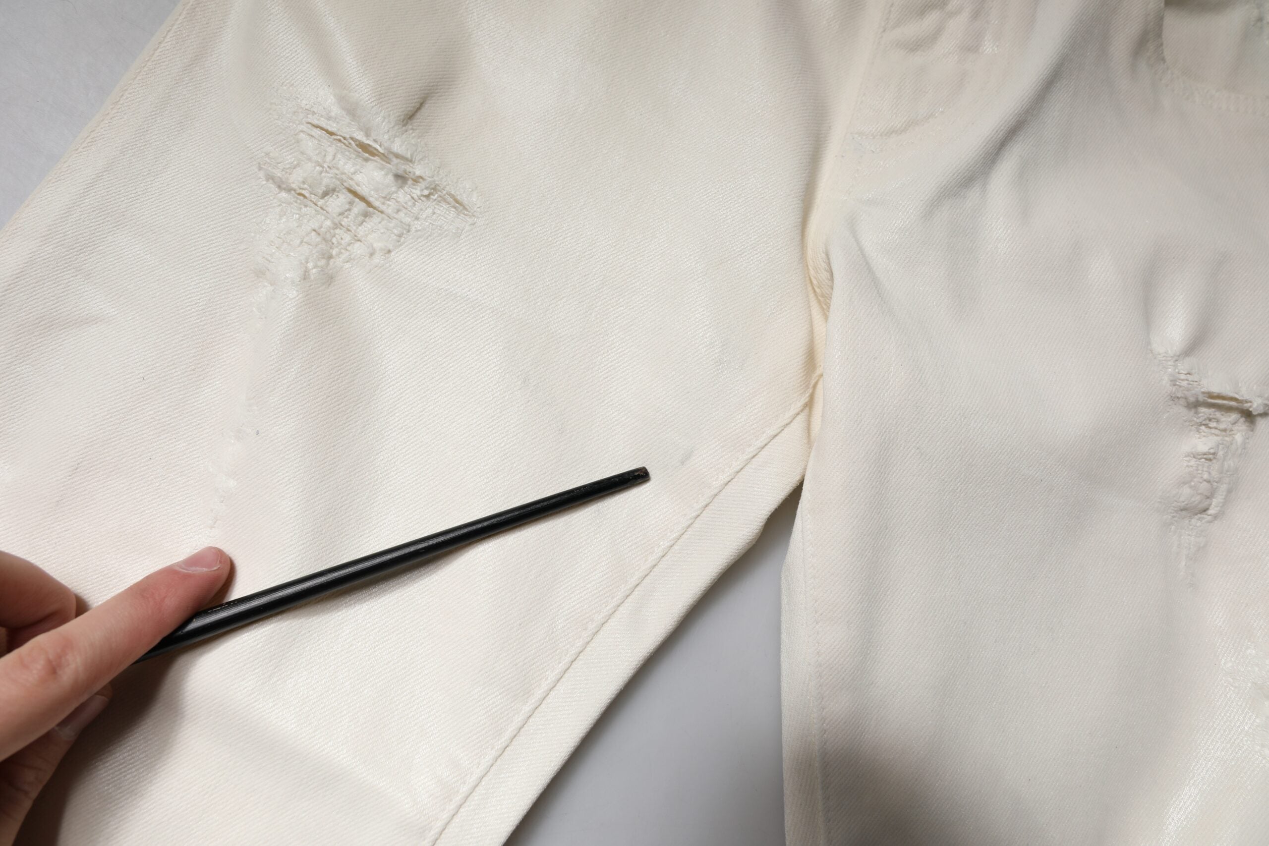 Dolce & Gabbana Weiße Baumwoll-Stretch-Skinny-Jeans