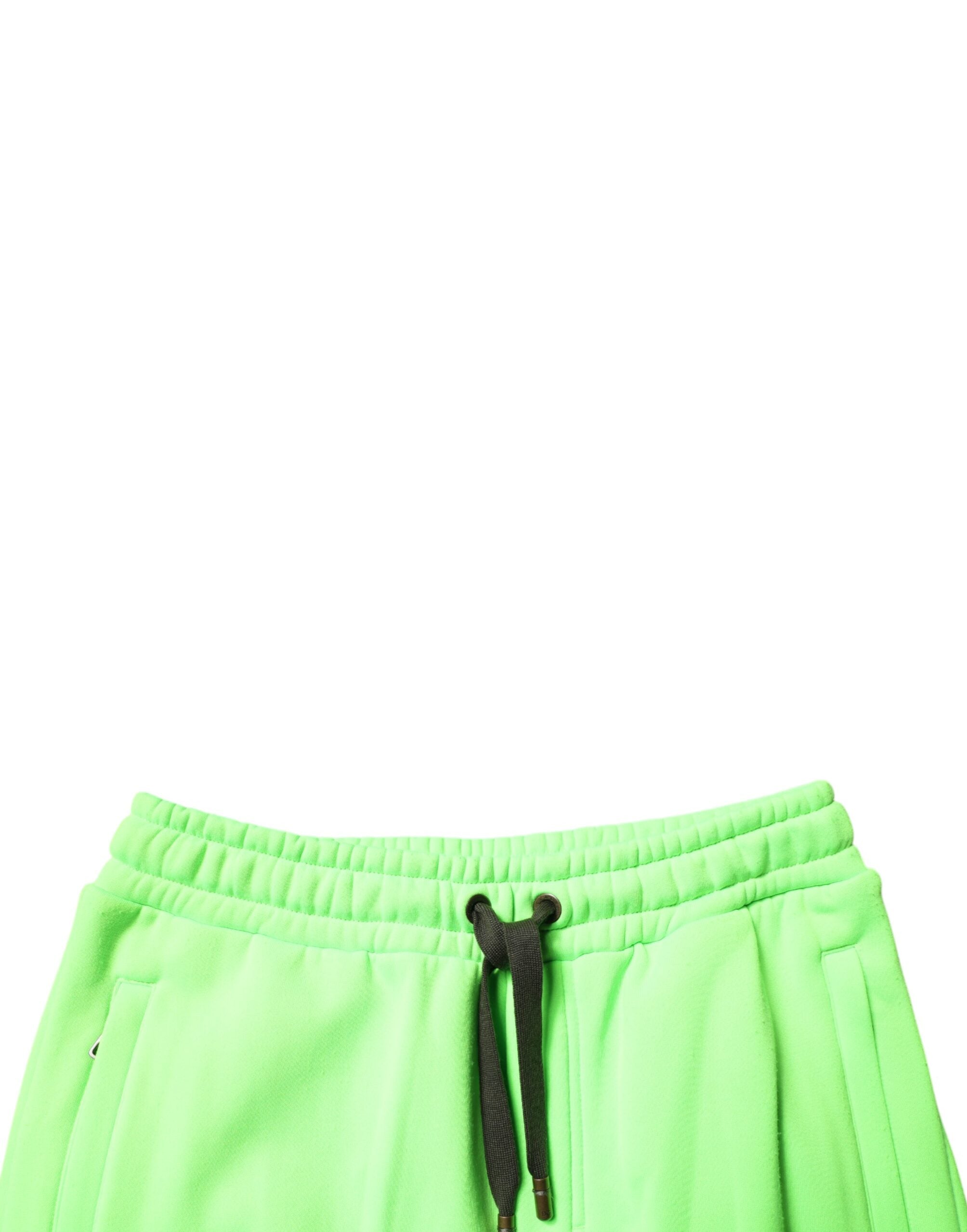 Dolce & Gabbana Grüne Patchwork-Camouflage-Männer Cargo-Shorts