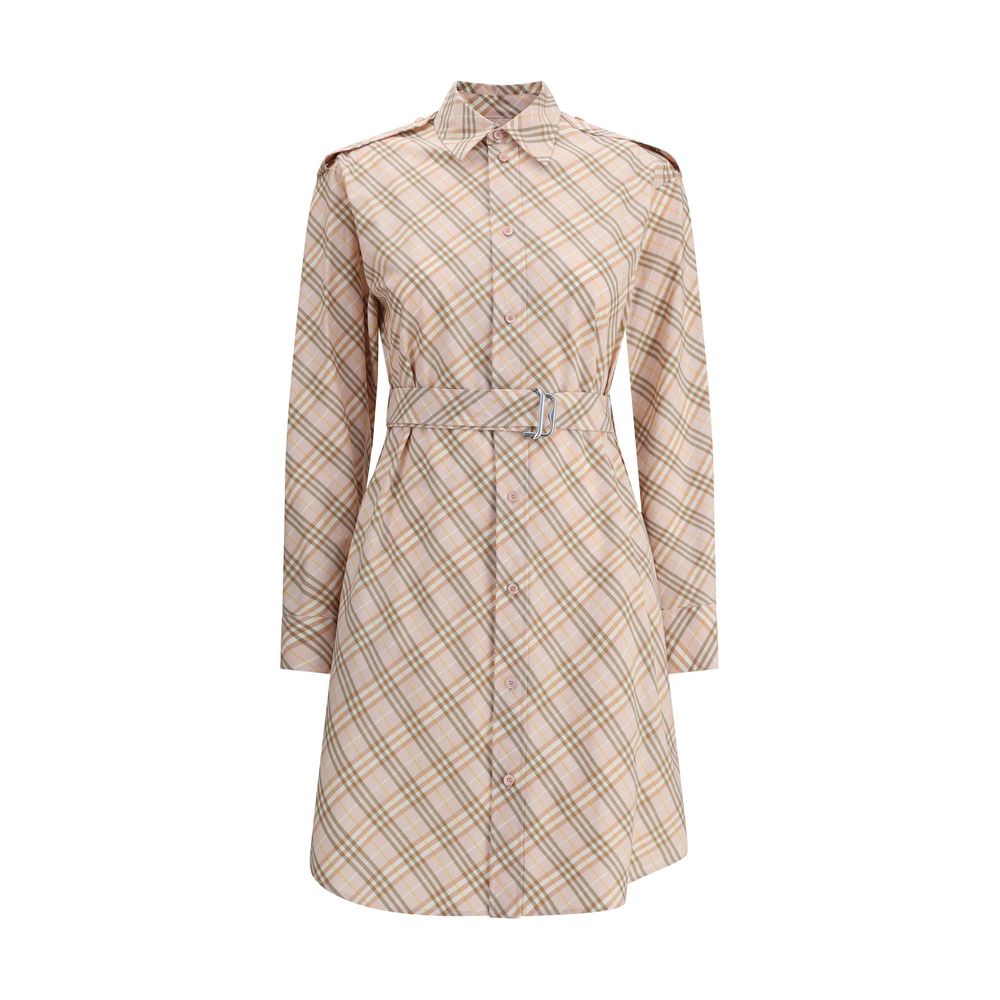 Burberry Archiv Karo-Midikleid