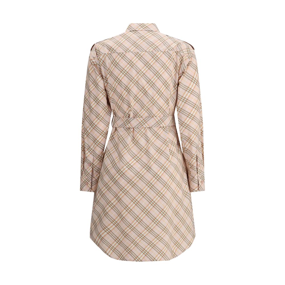Burberry Archiv Karo-Midikleid