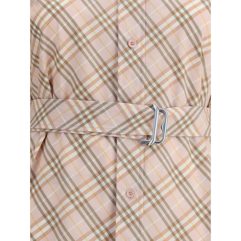 Burberry Archiv Karo-Midikleid