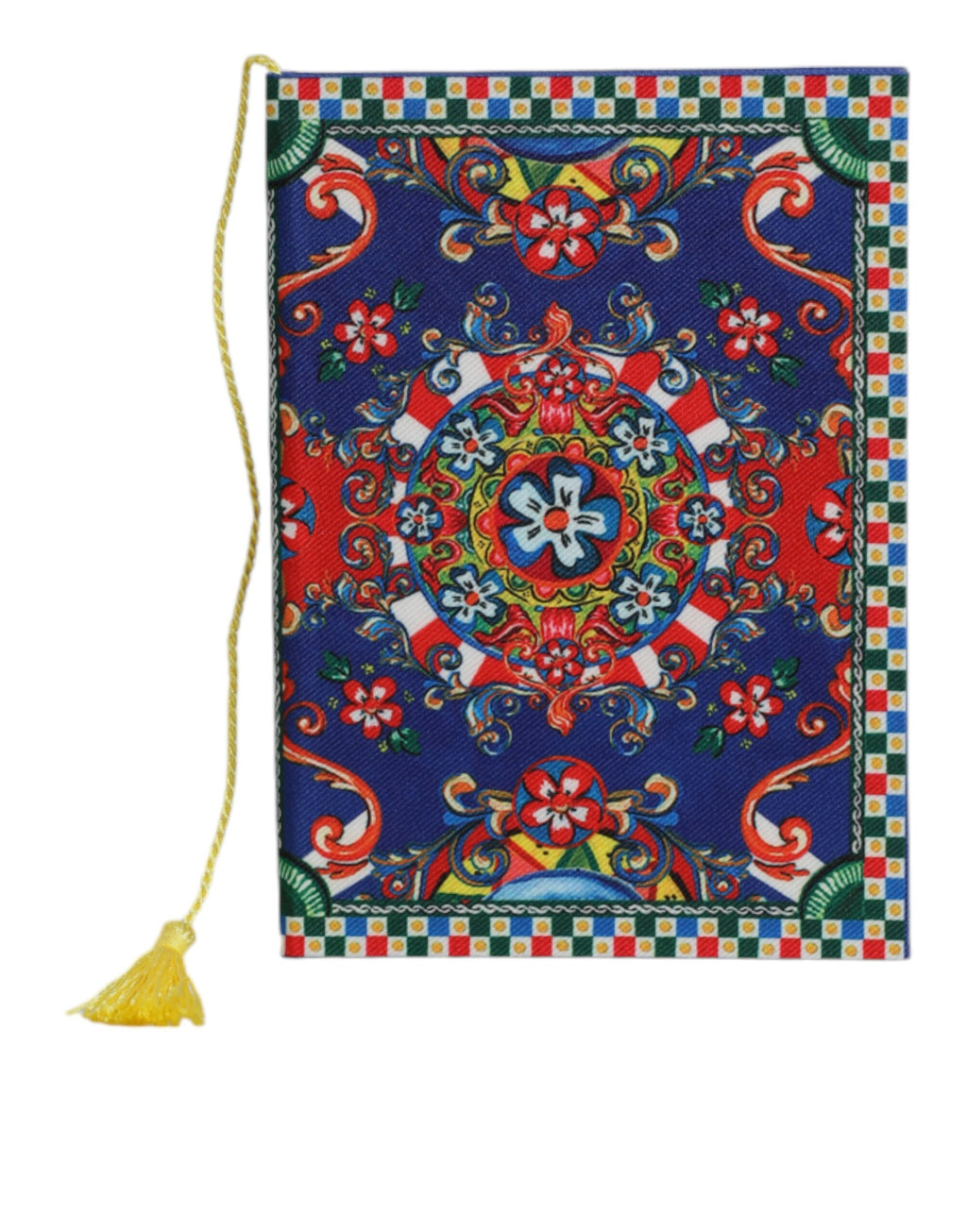 Dolce & Gabbana Multicolor Polyester Carretto Siciliano Druck Notizbuch