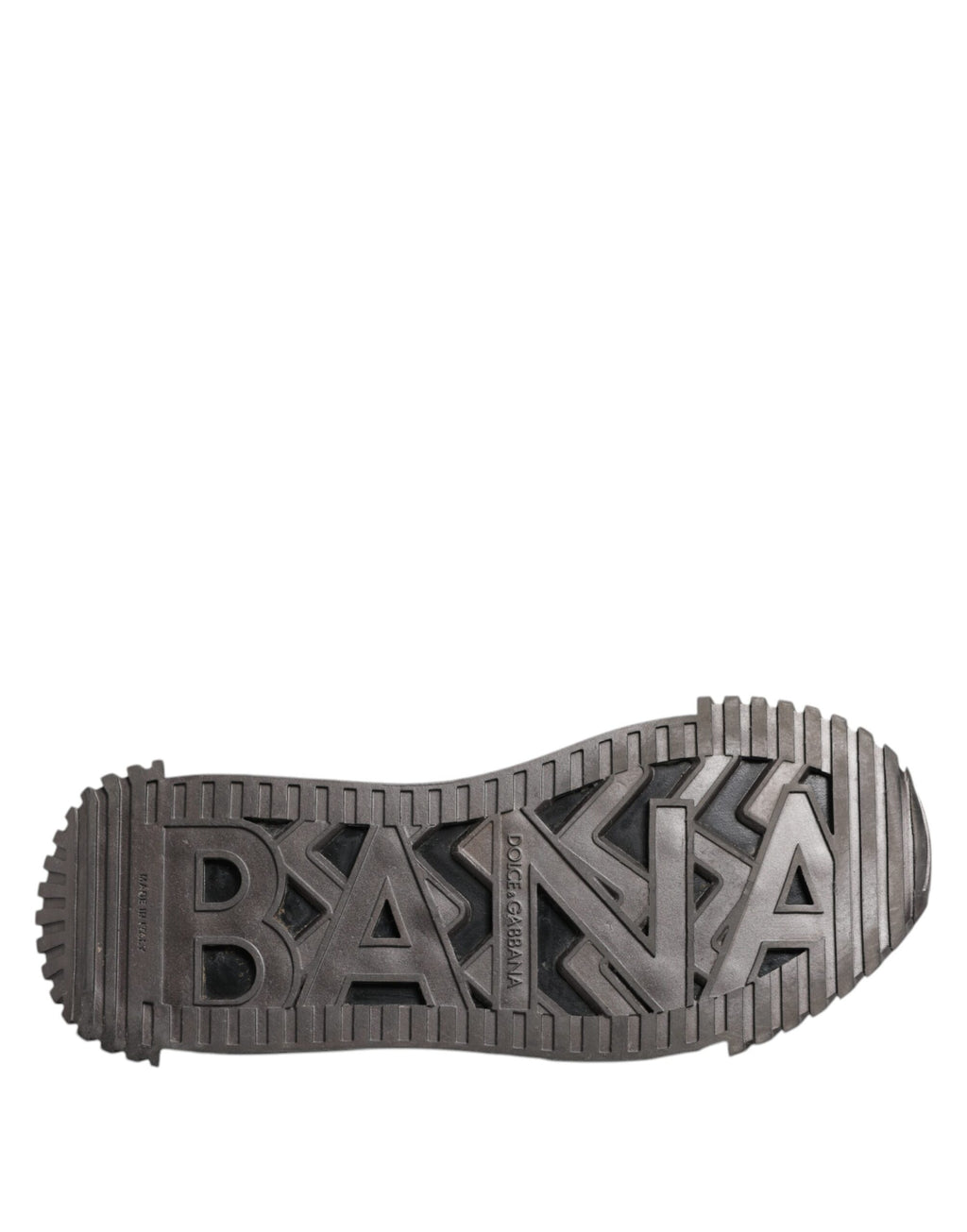 Dolce & Gabbana Schwarz Silber Logo Low Top Männer Turnschuhe Schuhe