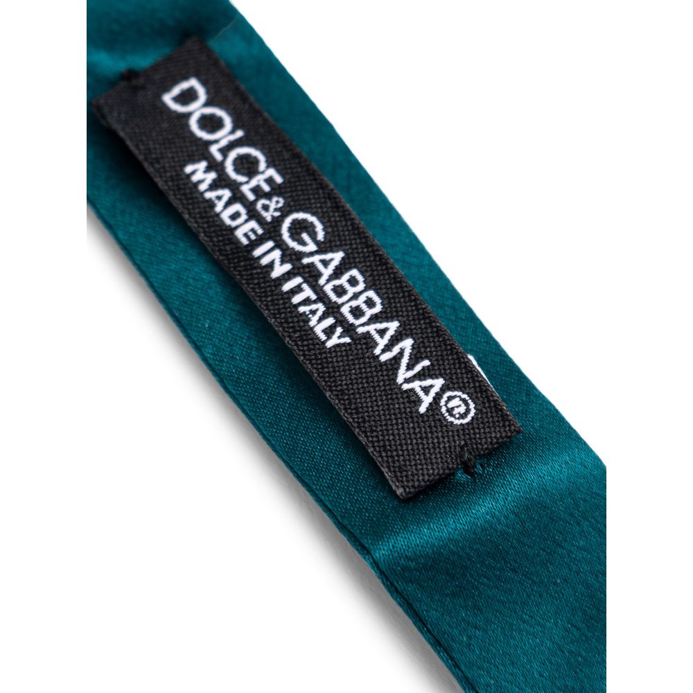 Dolce & Gabbana Grüne Seidenschleife