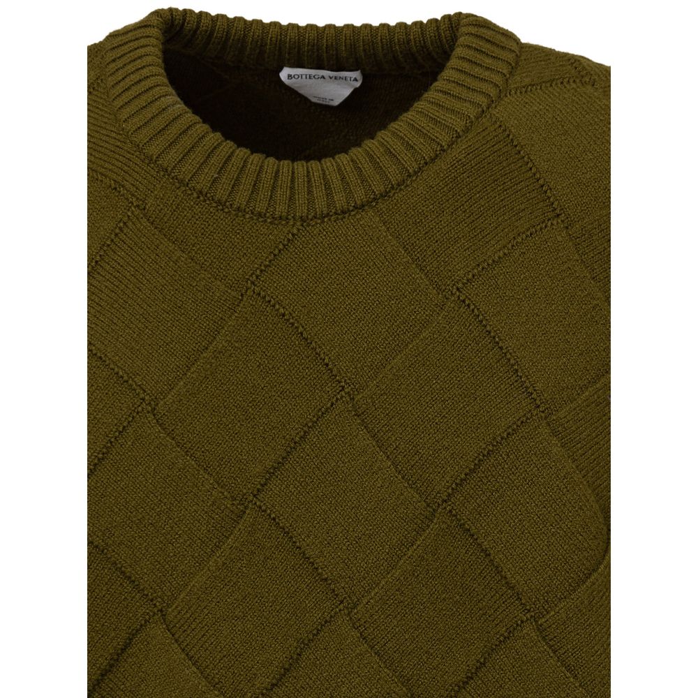 Bottega Veneta Grüner Pullover aus Wolle