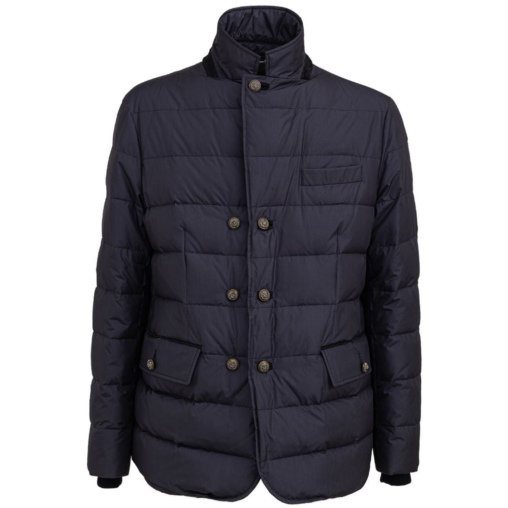 Dolce & Gabbana Blaue Polyesterjacken &amp