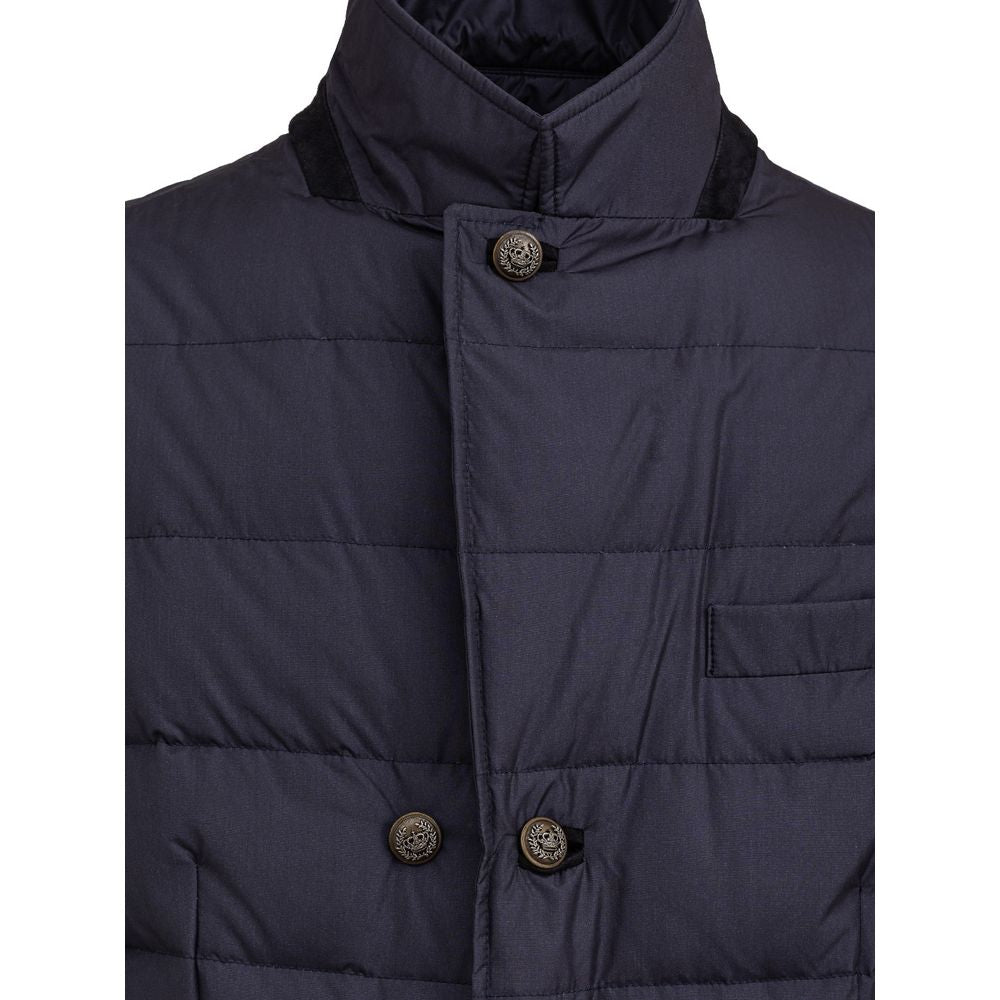 Dolce & Gabbana Blaue Polyesterjacken &amp