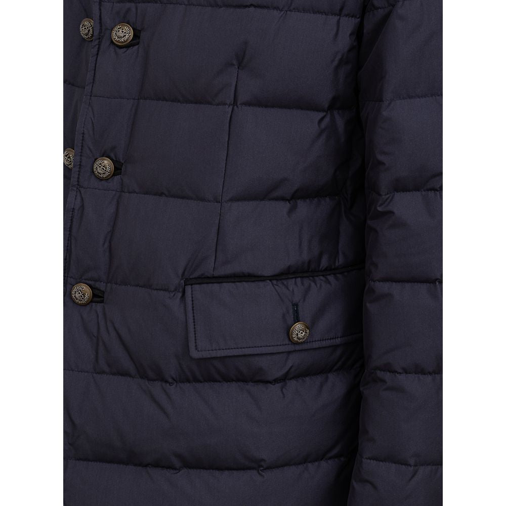 Dolce & Gabbana Blaue Polyesterjacken &amp