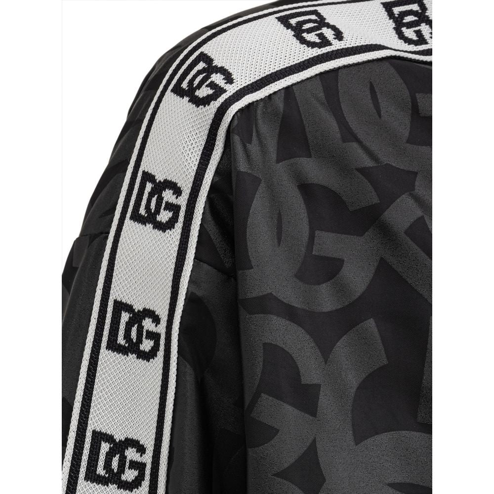 Dolce & Gabbana Schwarze Polyesterjacken &amp