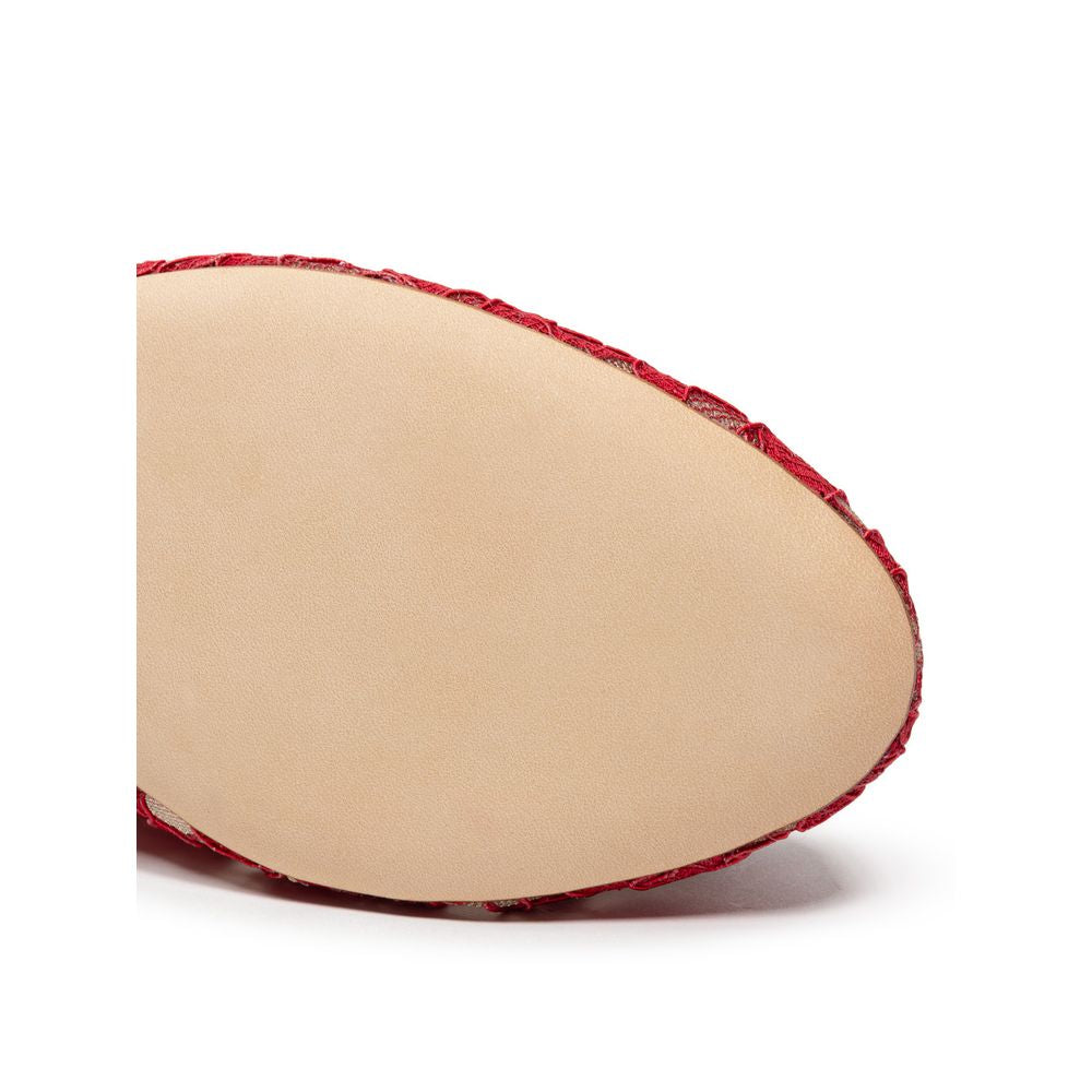 Dolce & Gabbana Rote Viskose-Ballettflasche