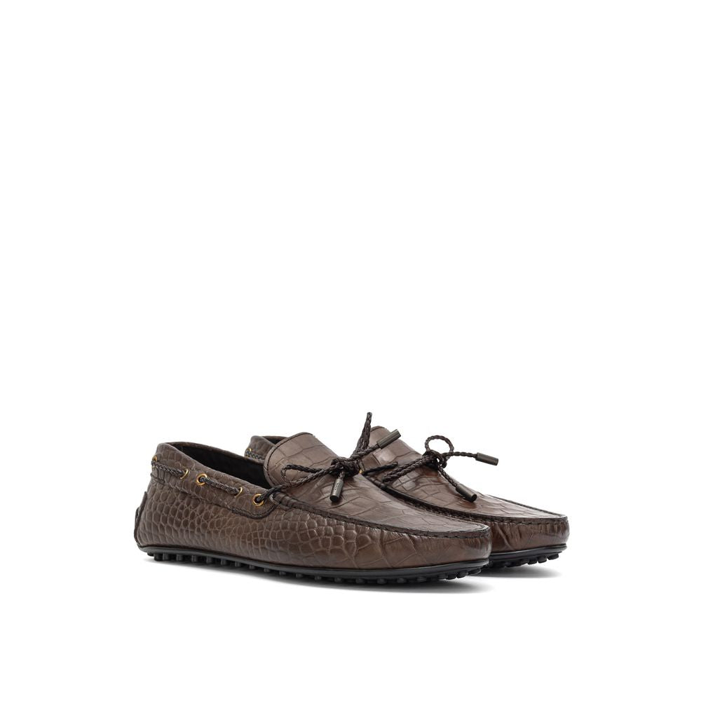 Tod's Brauner Leder-Lafer