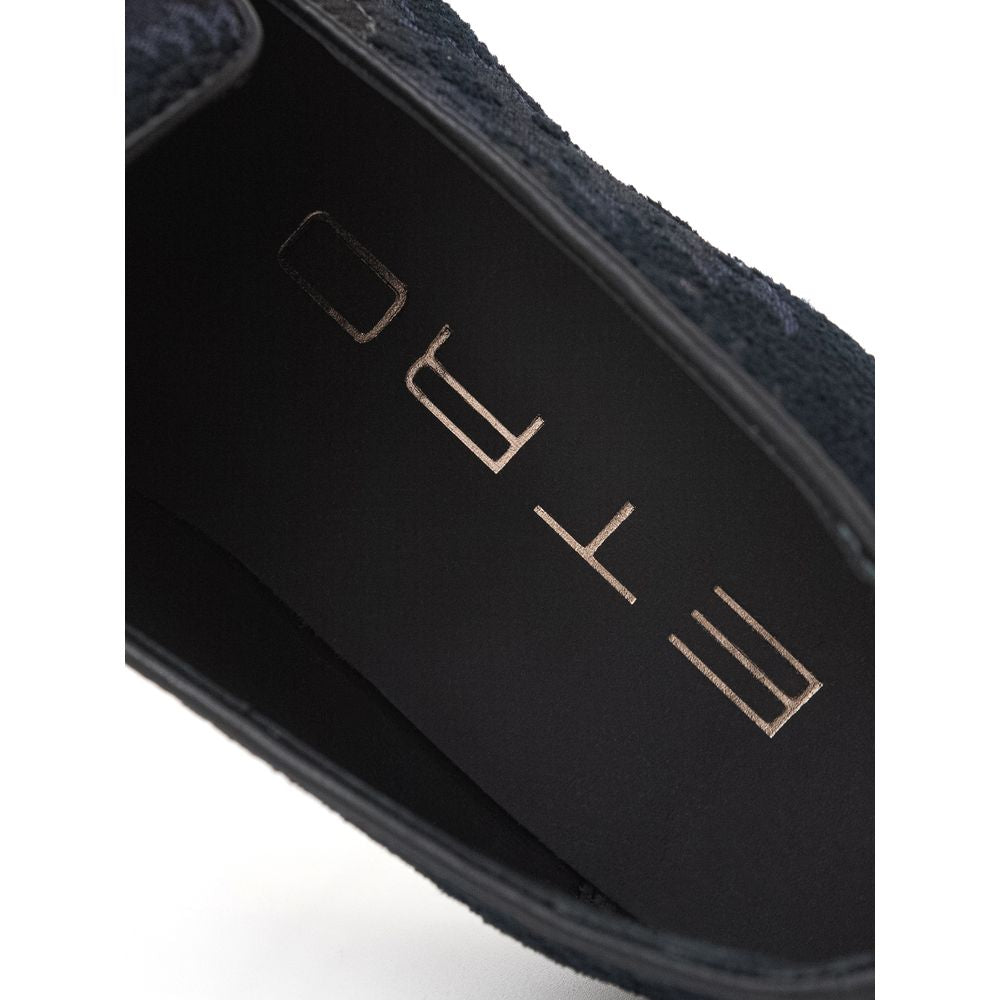 Etro Elegante blaue Leder-Loafer zum Hineinschlüpfen