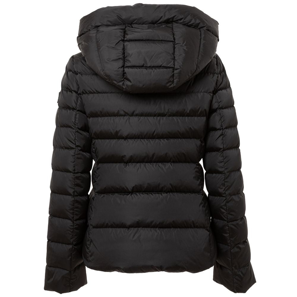 Add Schwarze Polyamid-Jacke