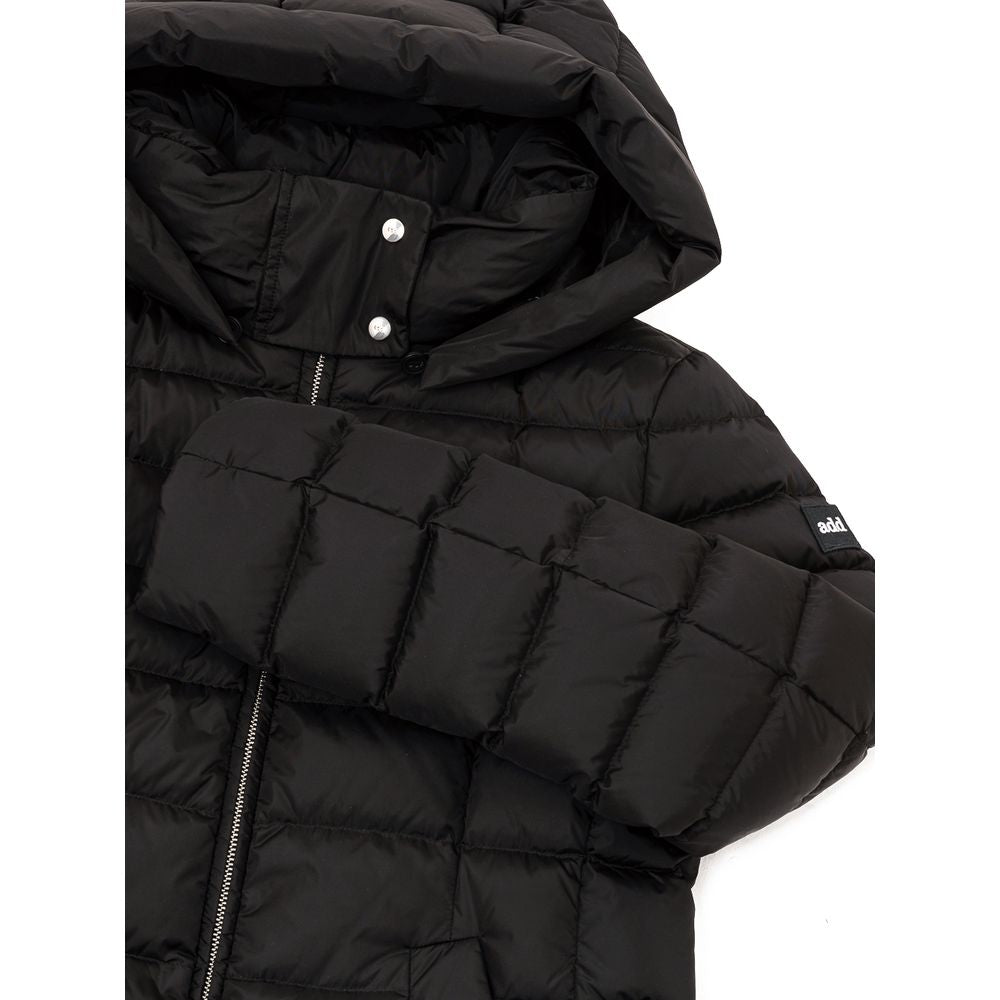 Add Schwarze Polyamid-Jacke