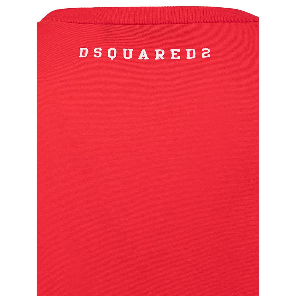 Dsquared² T-Shirt aus roter Baumwolle