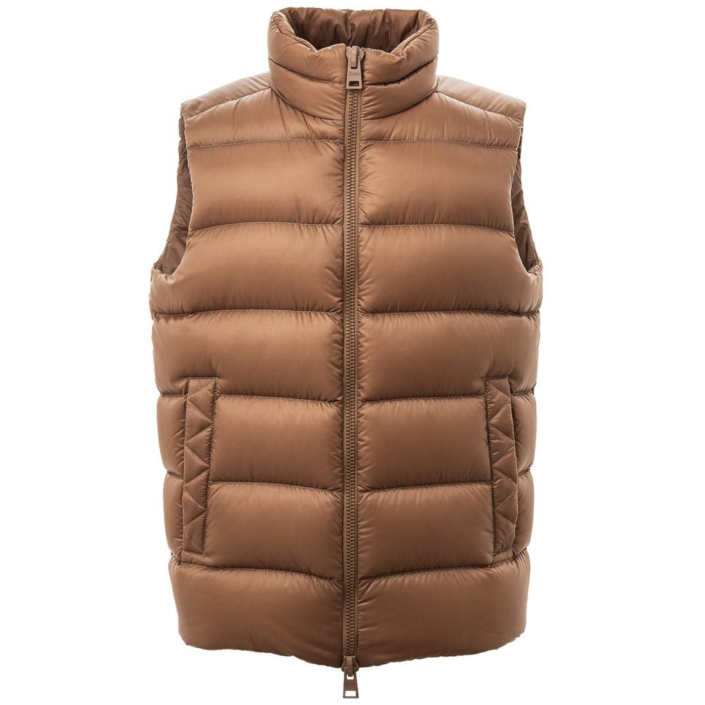 Herno Braune Polyamid Sleveless Jacke