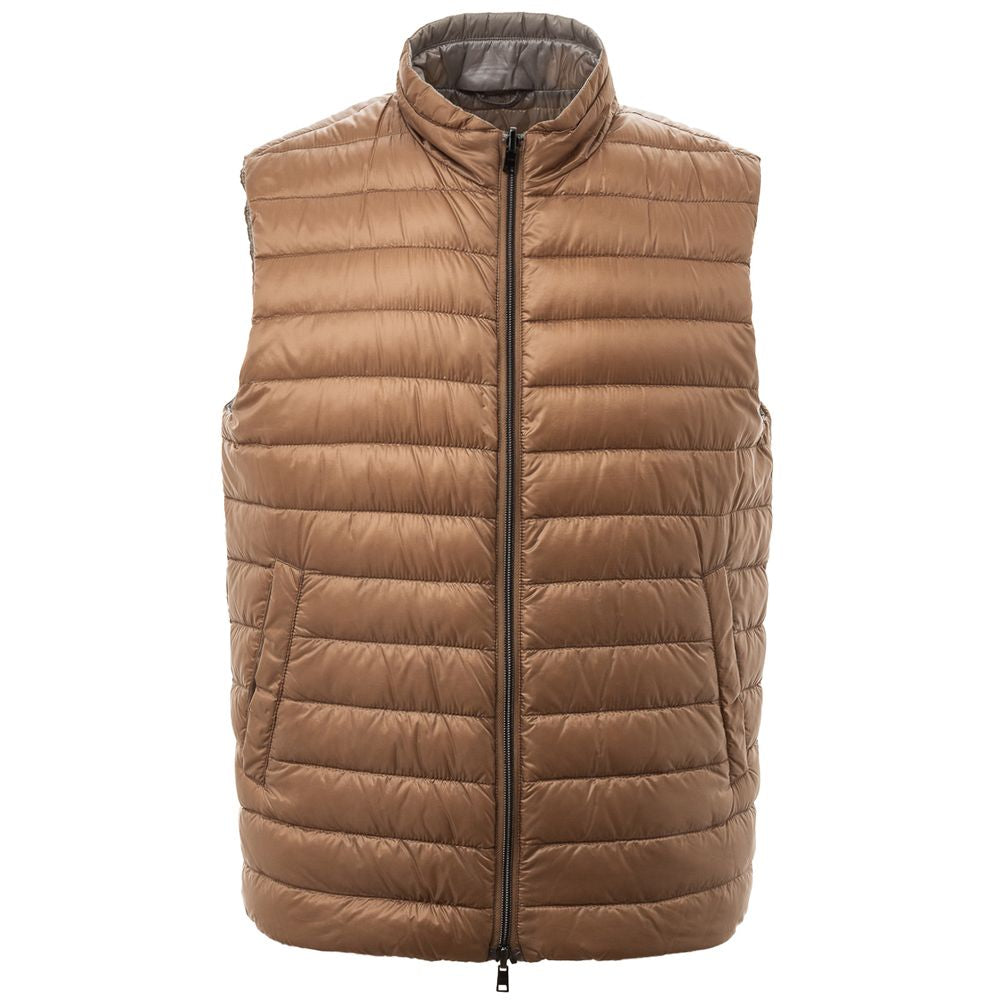 Herno Braune Polyamid Sleveless Jacke