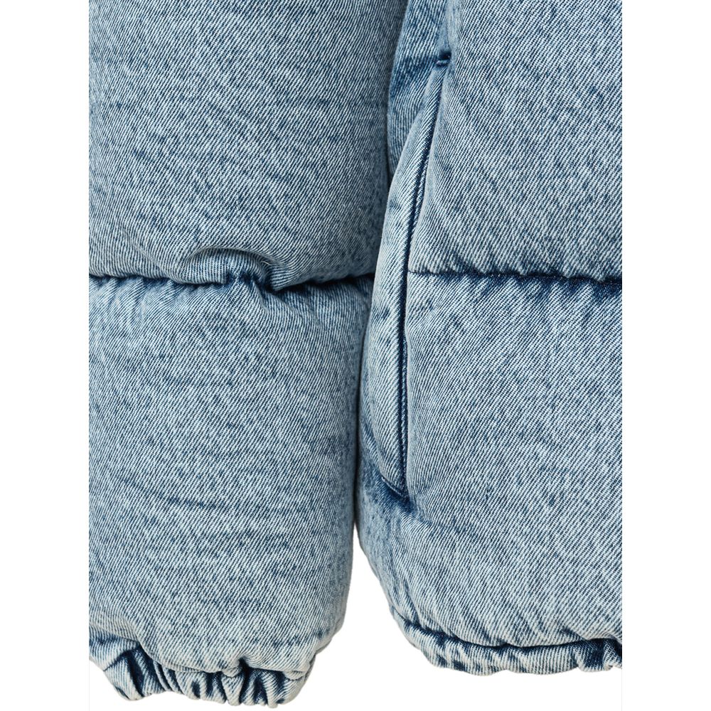 Miu Miu Blauer Polyester-Mantel