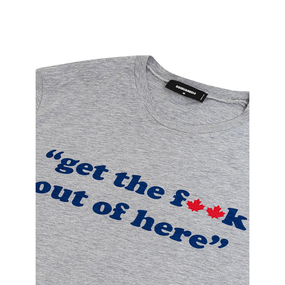 Dsquared² T-Shirt aus grauer Baumwolle