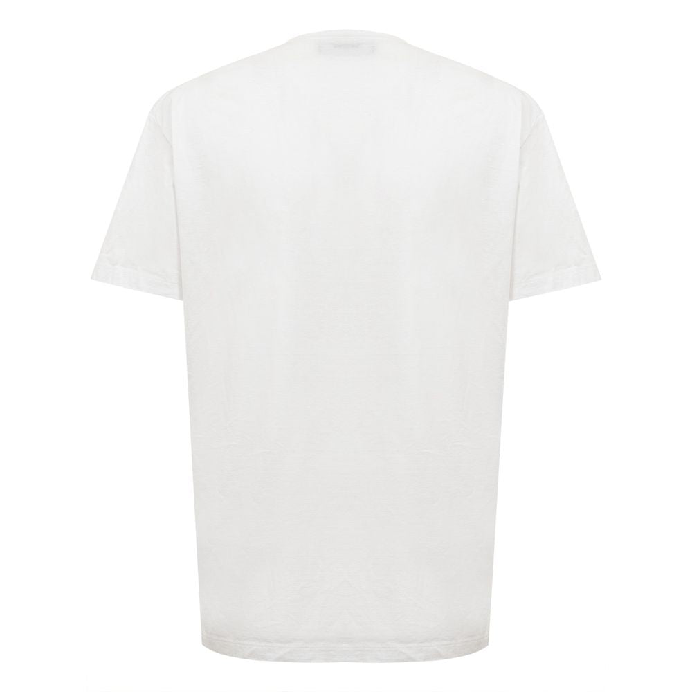 Dsquared² Schickes weißes Baumwollklammer-T-Shirt
