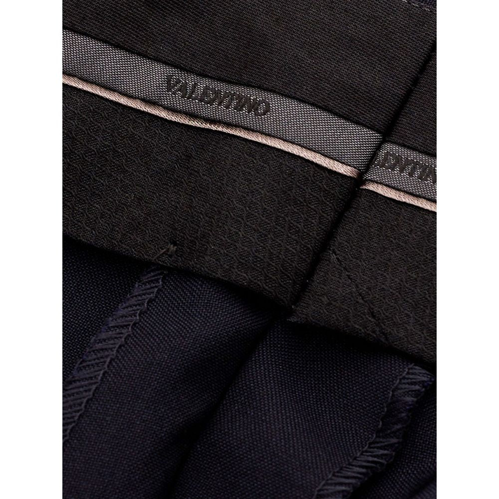 Valentino Schwarze Wollhose