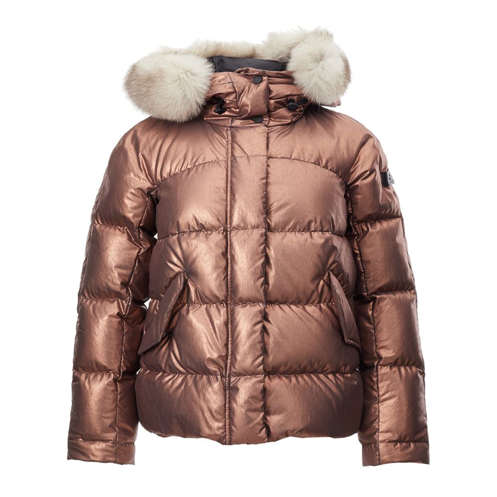 Peuterey Vollständige Jacke aus rosa Polyester