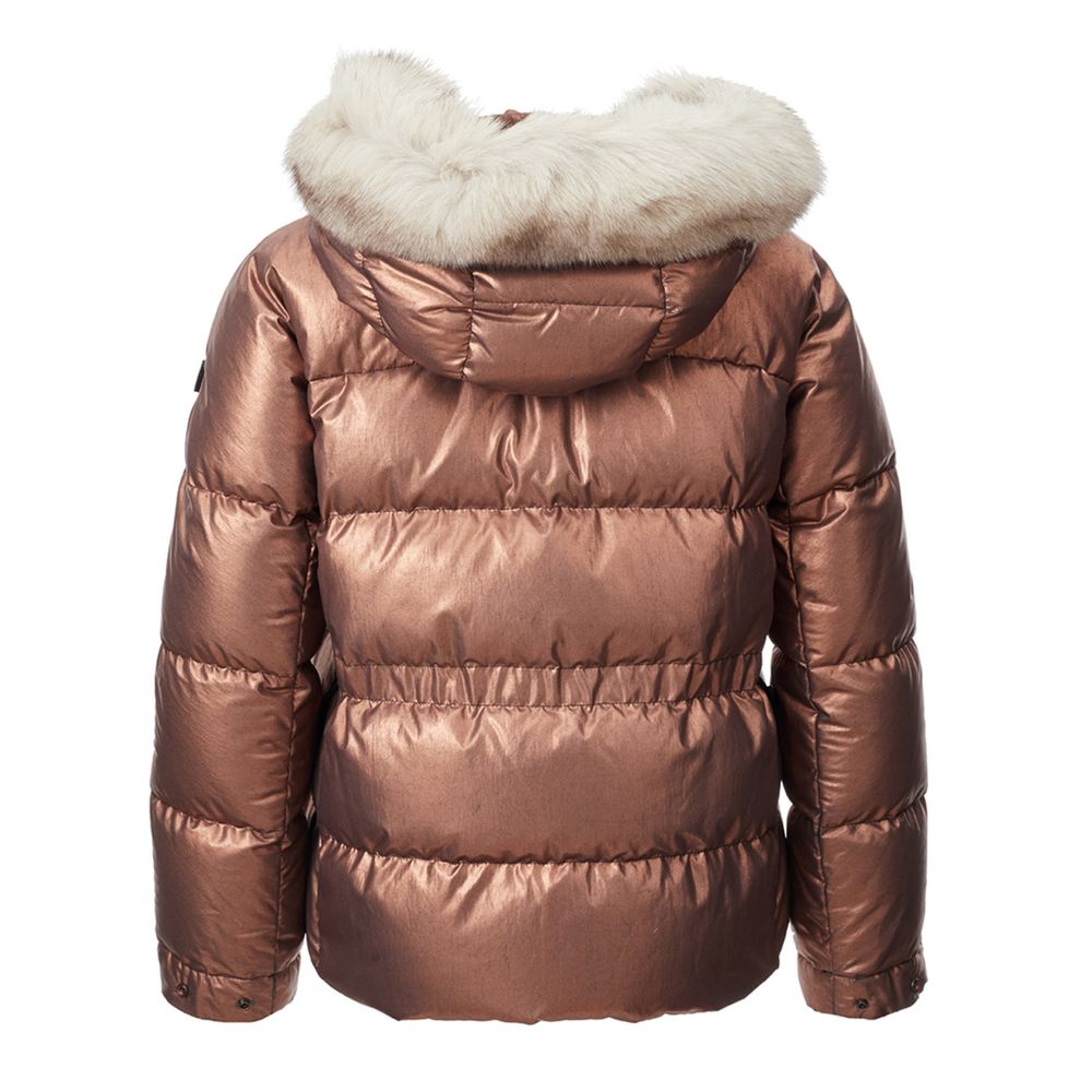 Peuterey Vollständige Jacke aus rosa Polyester