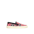 Saint Laurent Pink Cotton Platform Sneakers