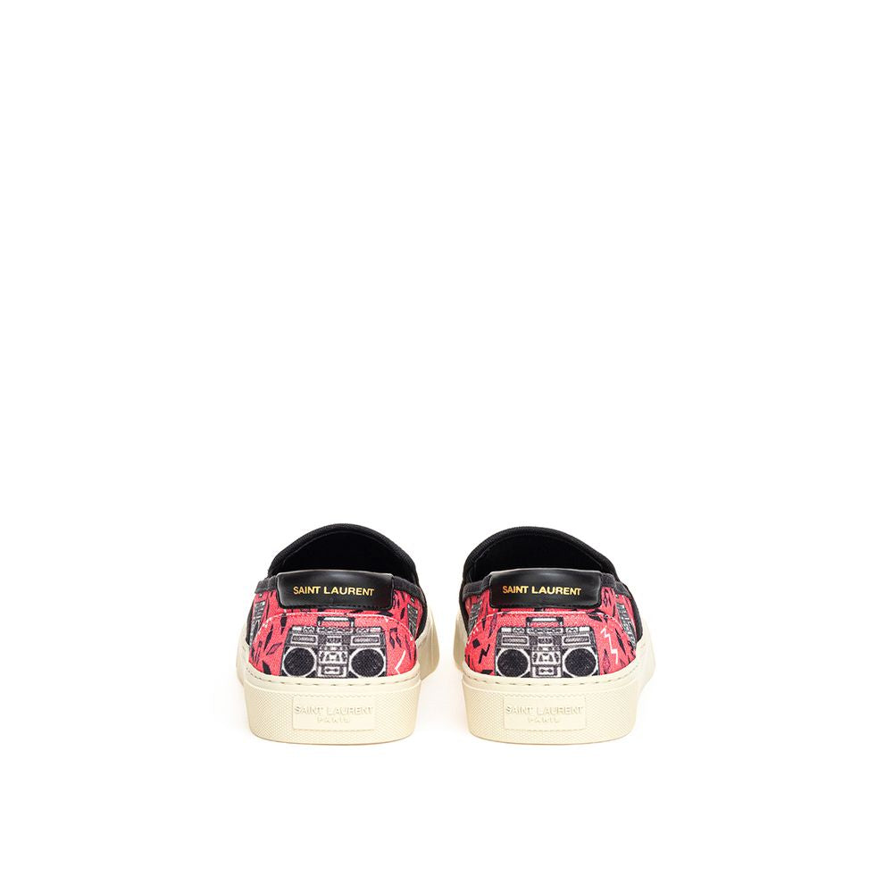 Saint Laurent Rosa Baumwoll-Plateau-Sneaker