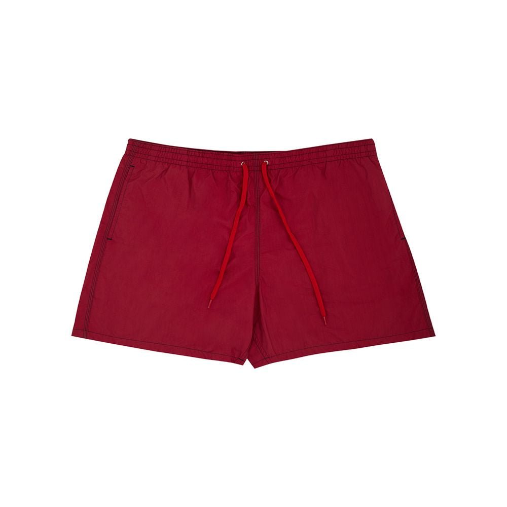 Malo Rote Badeshorts aus Polyester