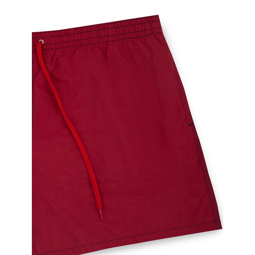 Malo Rote Badeshorts aus Polyester