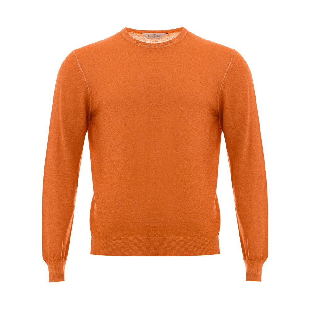 Gran Sasso Orangefarbener Woll-Sweatshirt