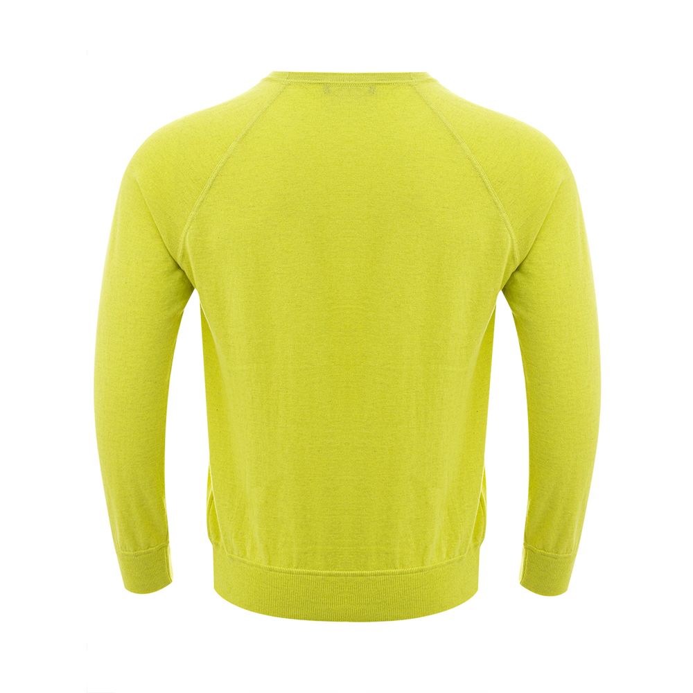 Gran Sasso Sunny Yellow Pullover aus italienischer Baumwolle