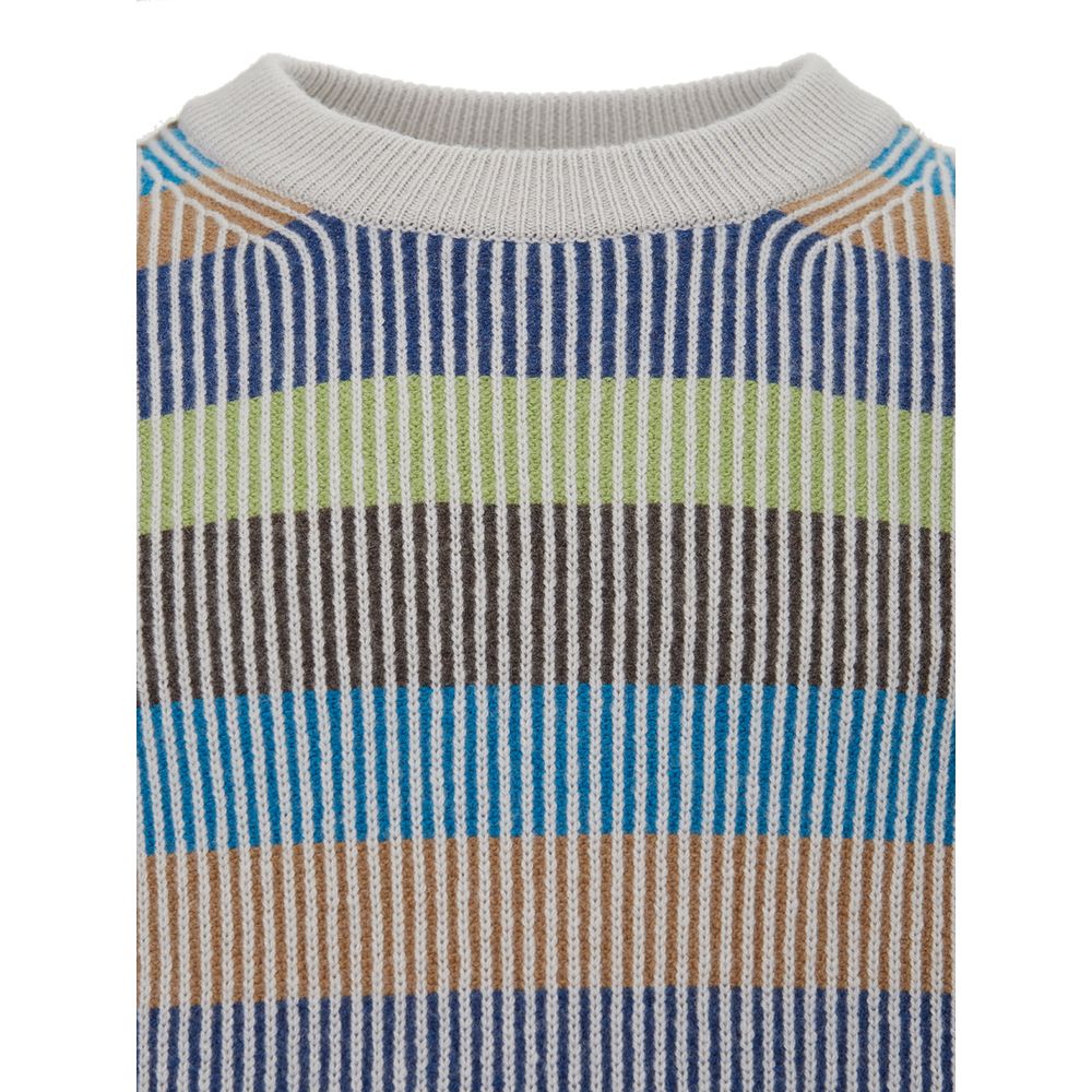 Gran Sasso Eleganter Multicolor-Kaschmirpullover für Männer