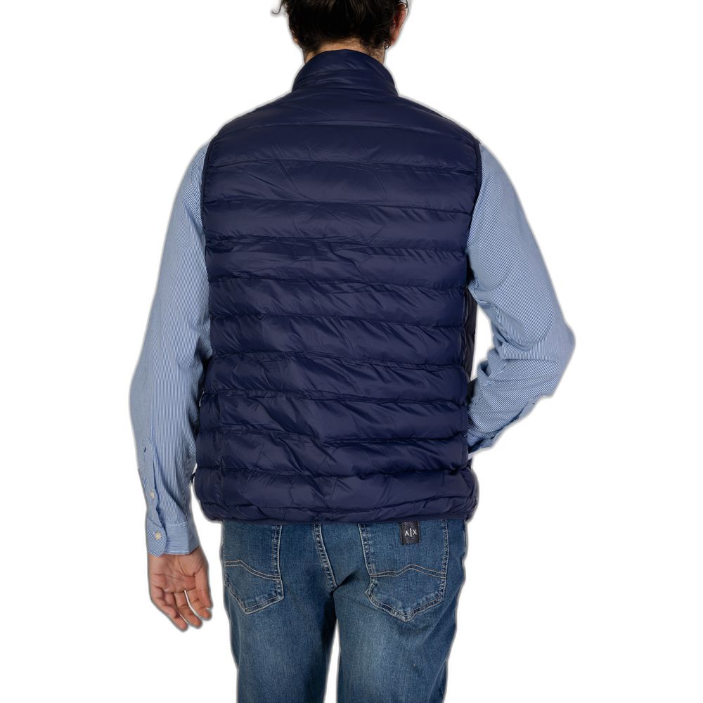 U.S. POLO ASSN. Blaue Polyamid Sleveless Jacke