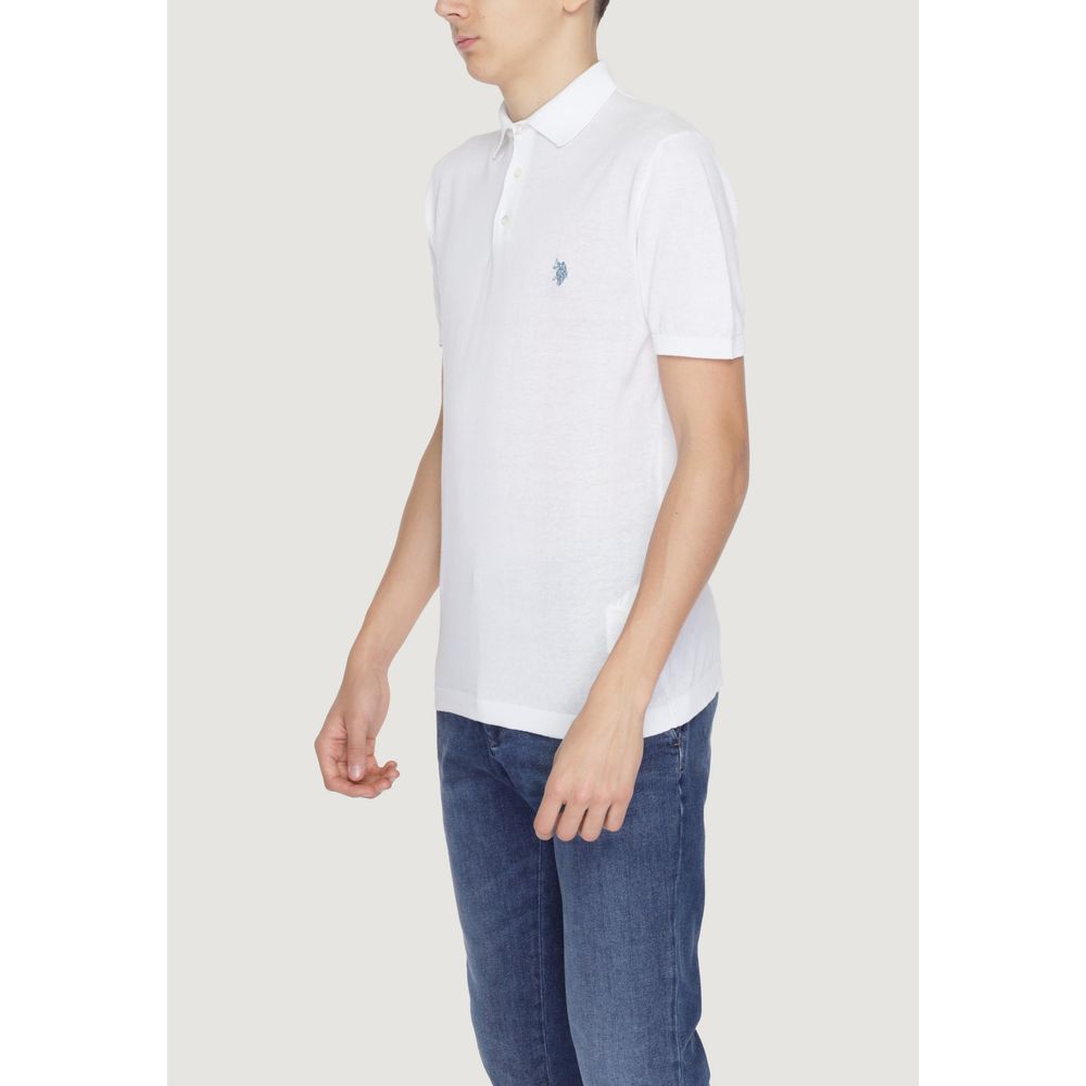 U.S. POLO ASSN. Weißer Baumwollpullover