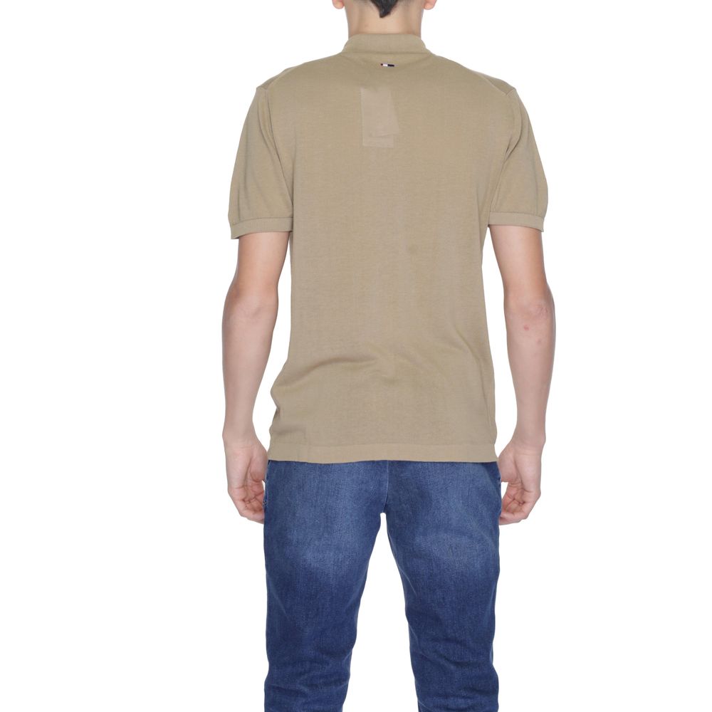 U.S. POLO ASSN. Beigefarbener Baumwollpullover