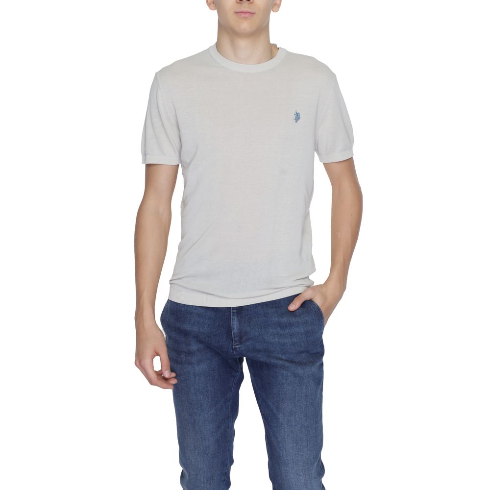 U.S. POLO ASSN. Grauer Baumwollpullover