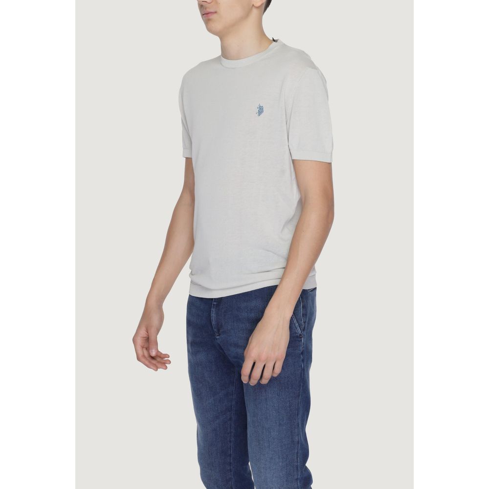 U.S. POLO ASSN. Grauer Baumwollpullover