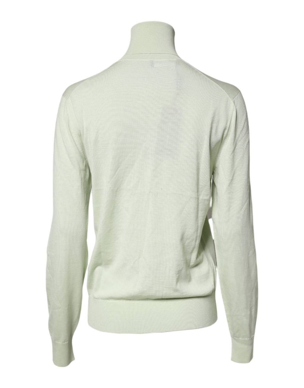 Dolce & Gabbana Rollkragenpullover aus hellgrüner Wolle