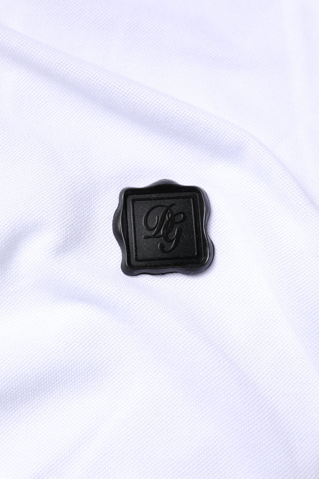 Dolce & Gabbana Weißes Logo-Polo-T-Shirt aus Baumwolle mit Kragen