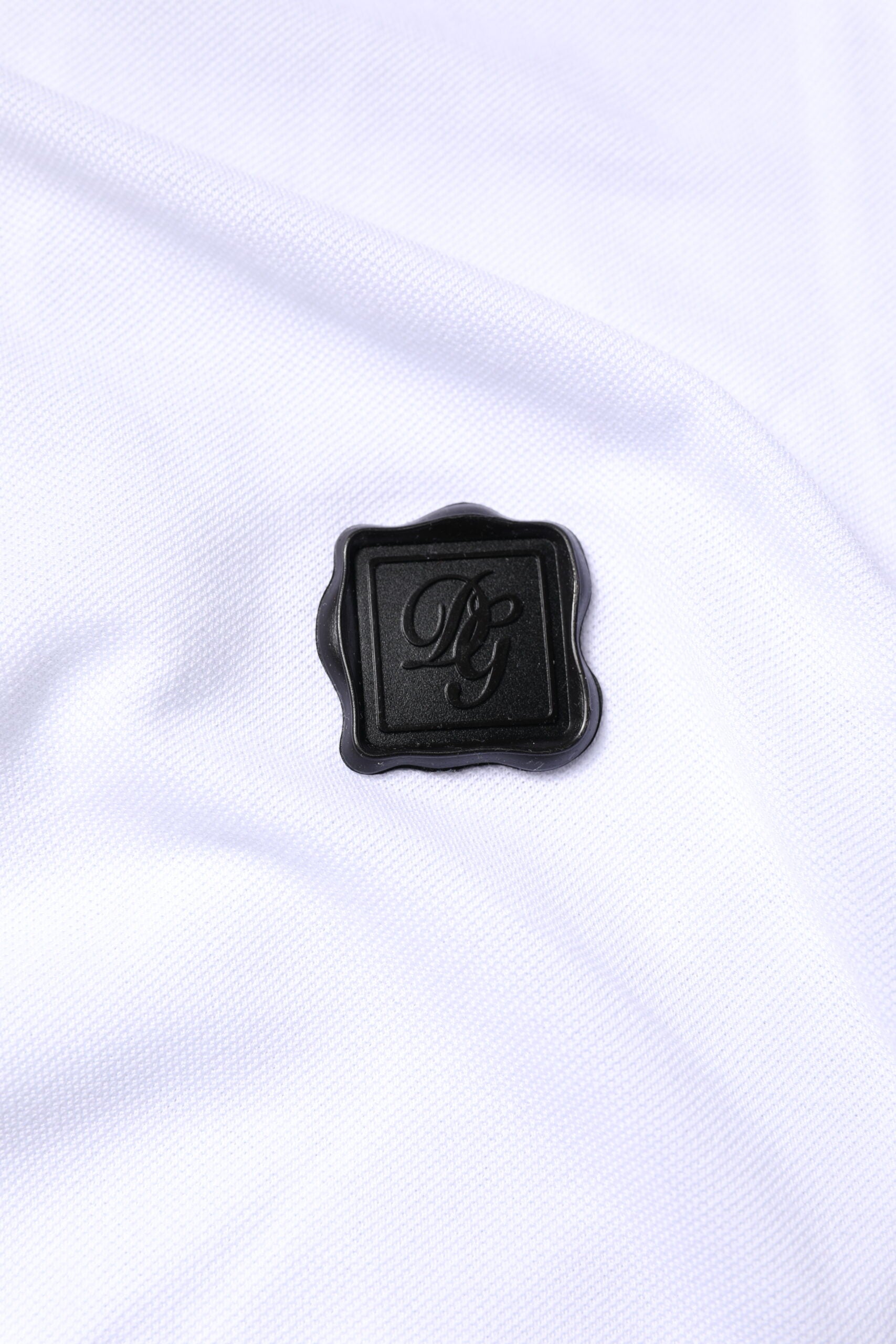Dolce & Gabbana Weißes Logo-Polo-T-Shirt aus Baumwolle mit Kragen