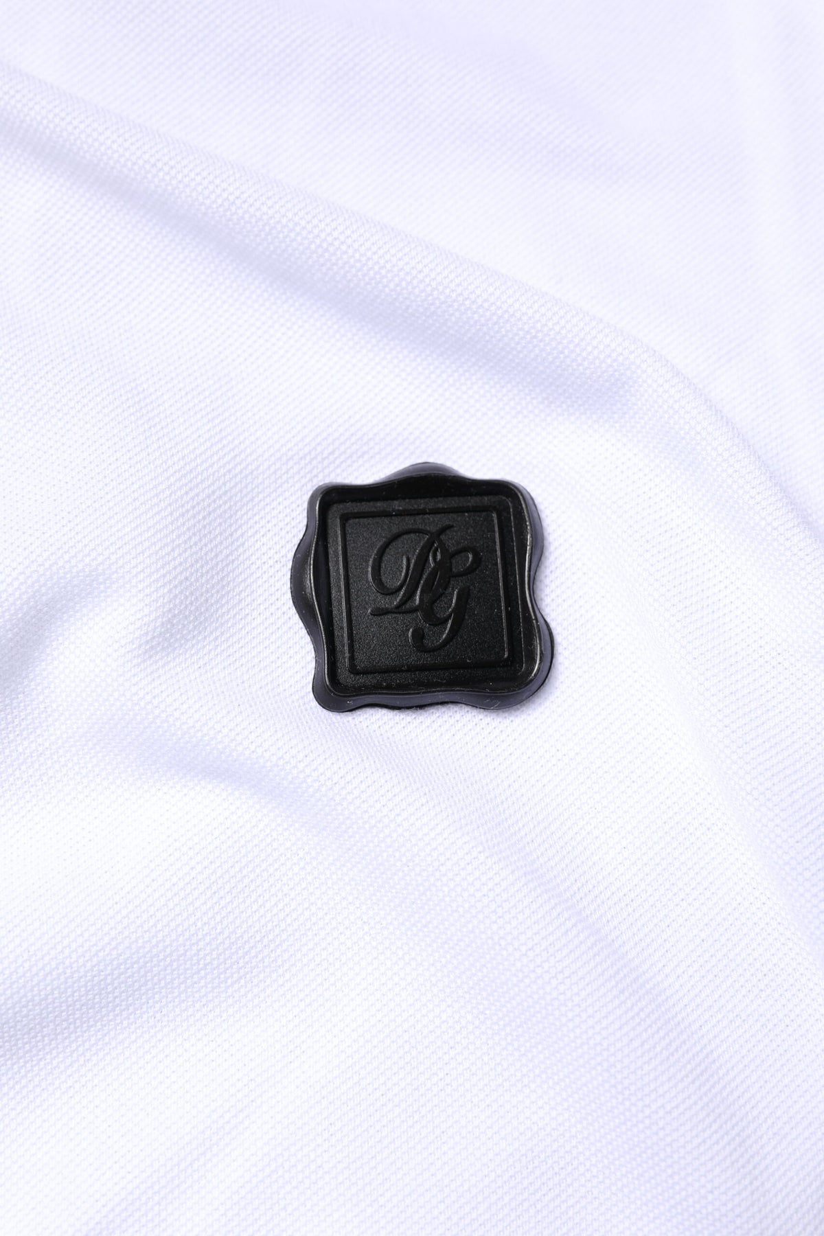 Dolce & Gabbana Wit Katoenen Polo T-shirt met Logokraag