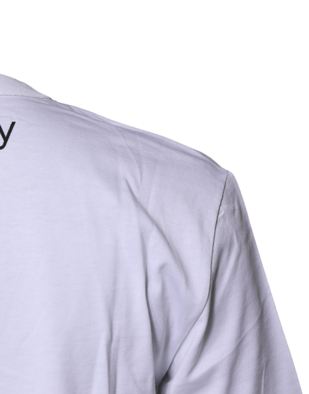 Dolce & Gabbana Weißes #DGFamily Baumwoll-T-Shirt mit Rundhalsausschnitt