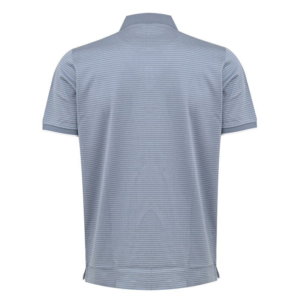 Dunhill Hellblaues Baumwoll-Poloshirt