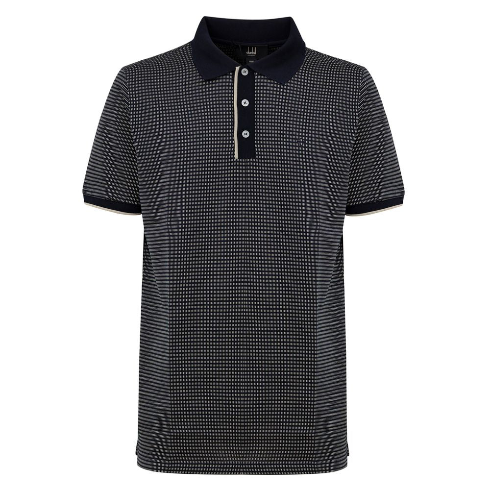 Dunhill Blaues Baumwoll-Poloshirt