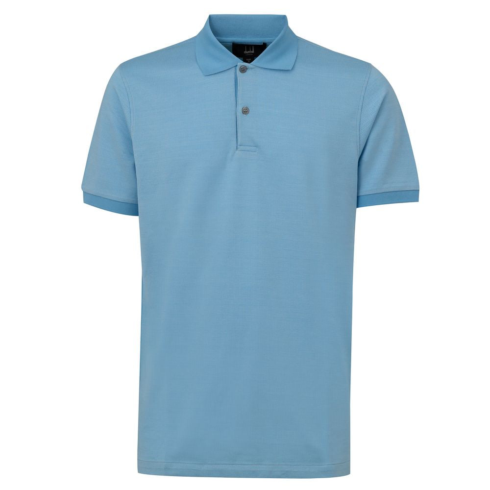 Dunhill Blaues Baumwoll-Poloshirt