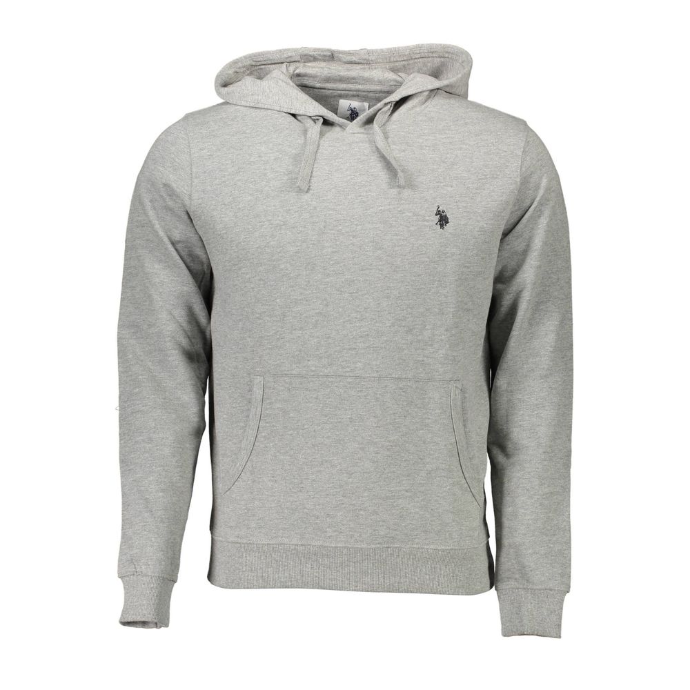 U.S. POLO ASSN. Grauer Baumwollpullover für Männer